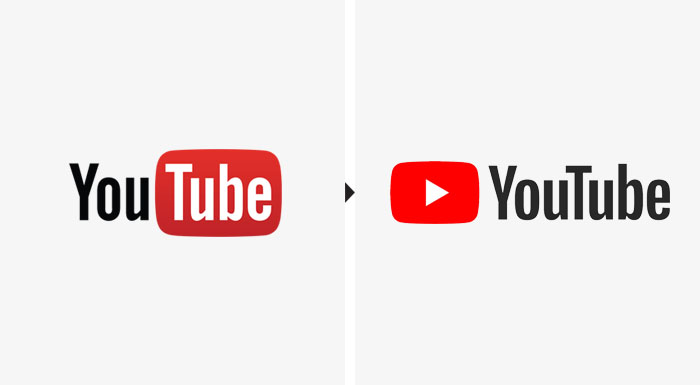 ejemplos de rebranding Youtube