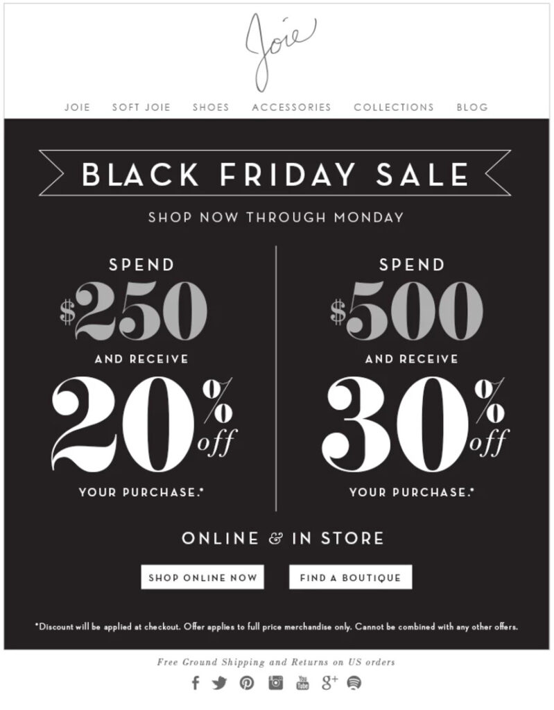 black friday email marketing