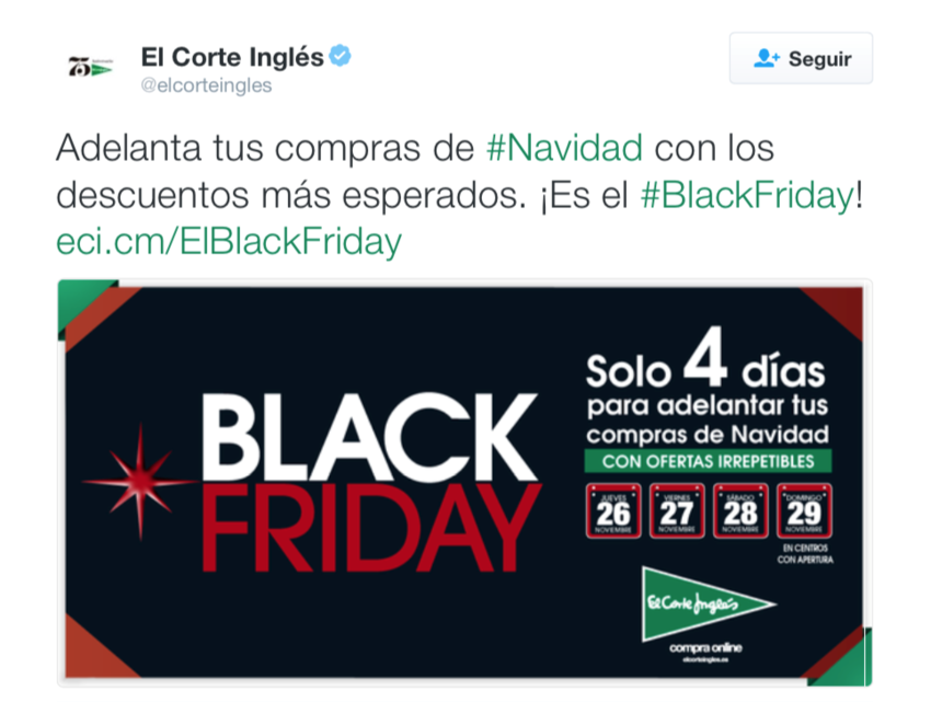 black friday redes sociales