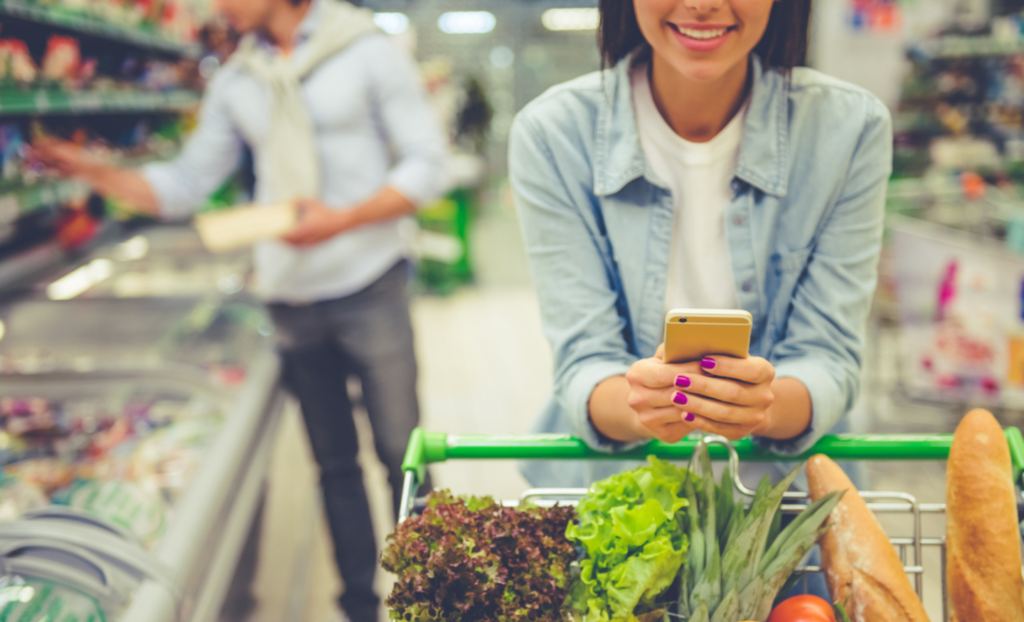 retailers de alimentación en redes sociales